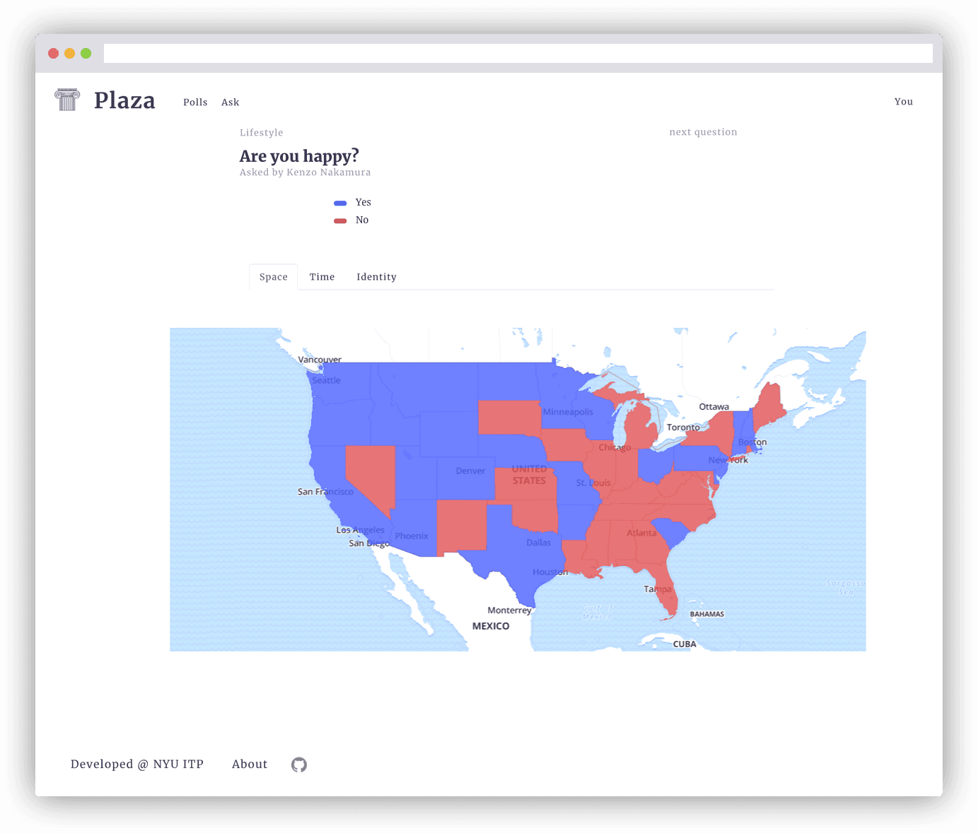Map visualization